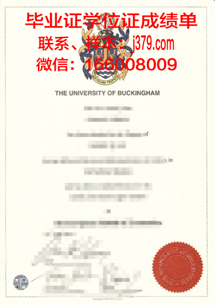 新白金汉大学毕业学位