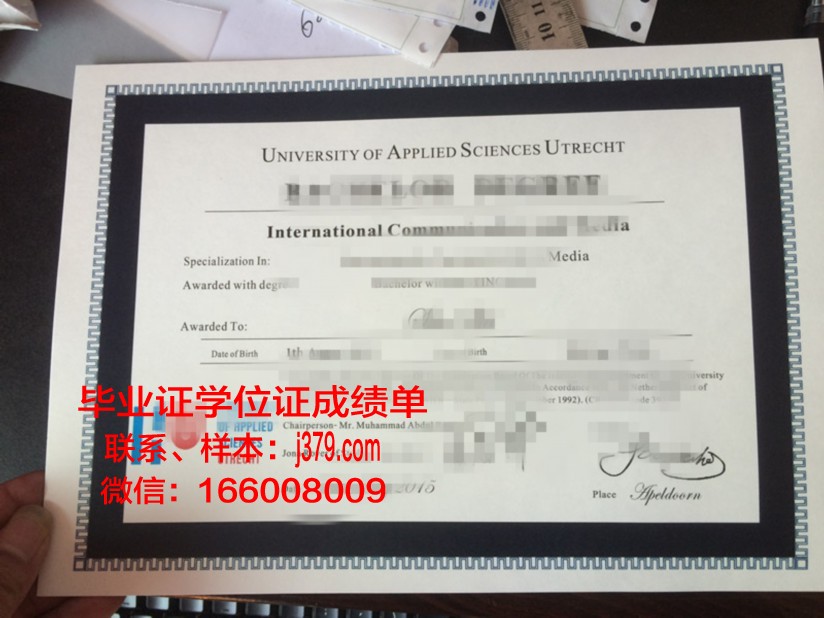 方提斯应用科学大学毕业证壳子